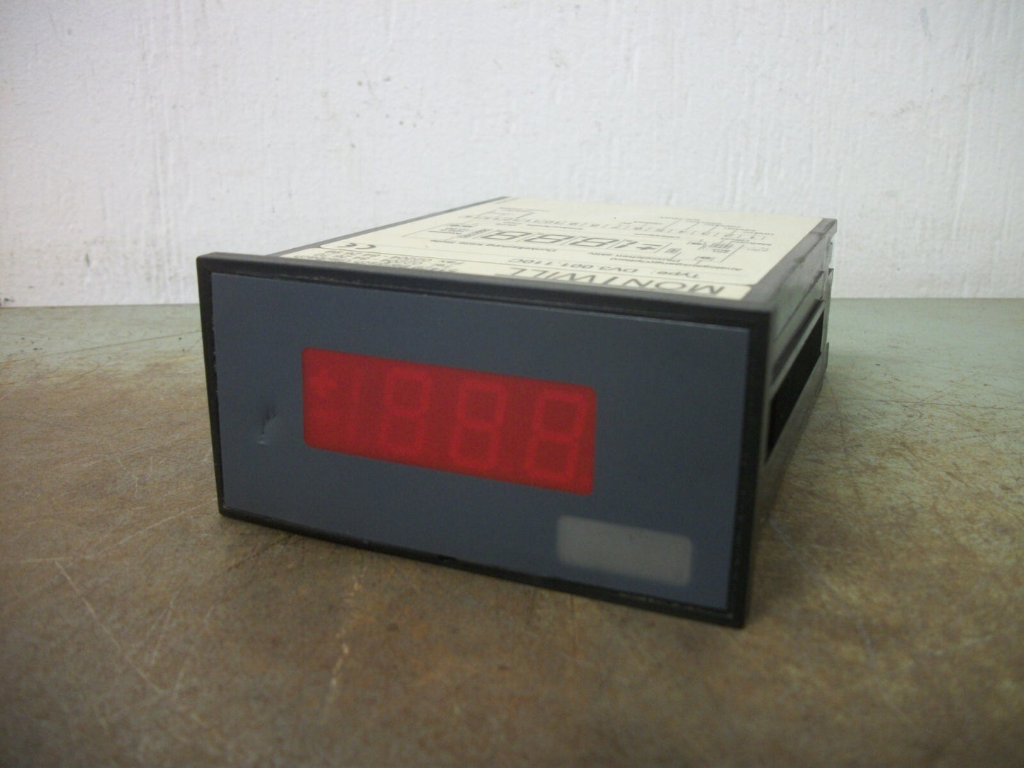 MONTWILL DIGITAL PANEL METER DV3.001.110C