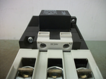 SIEMENS CONTACTOR 3RT1044-1FB46 90AMP 24VCOIL 3PH 600V 60HP
