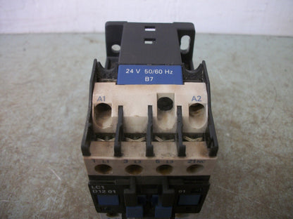 TELEMECANIQUE CONTACTOR LC1D1201B7 25AMP 24VCOIL 3PH 600V 10HP