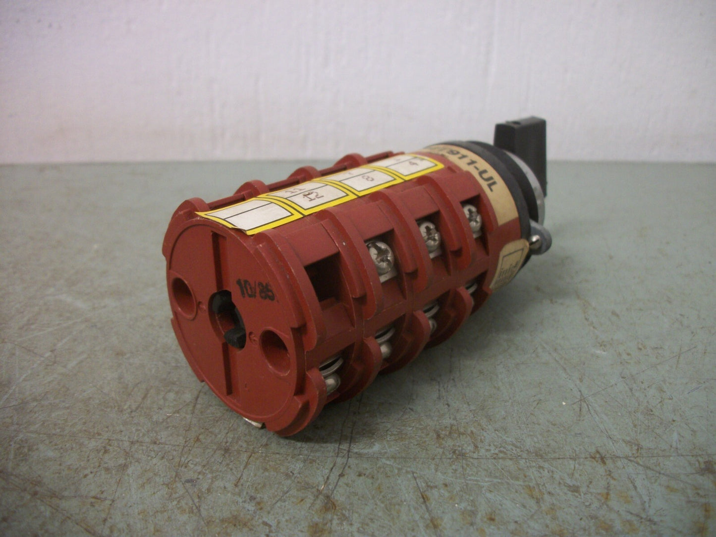 OEM CONTROLS 3-POSITION ROTARY SWITCH VN154T911-UL 10AMP 600VOLT 3PH 7.5HP NOB