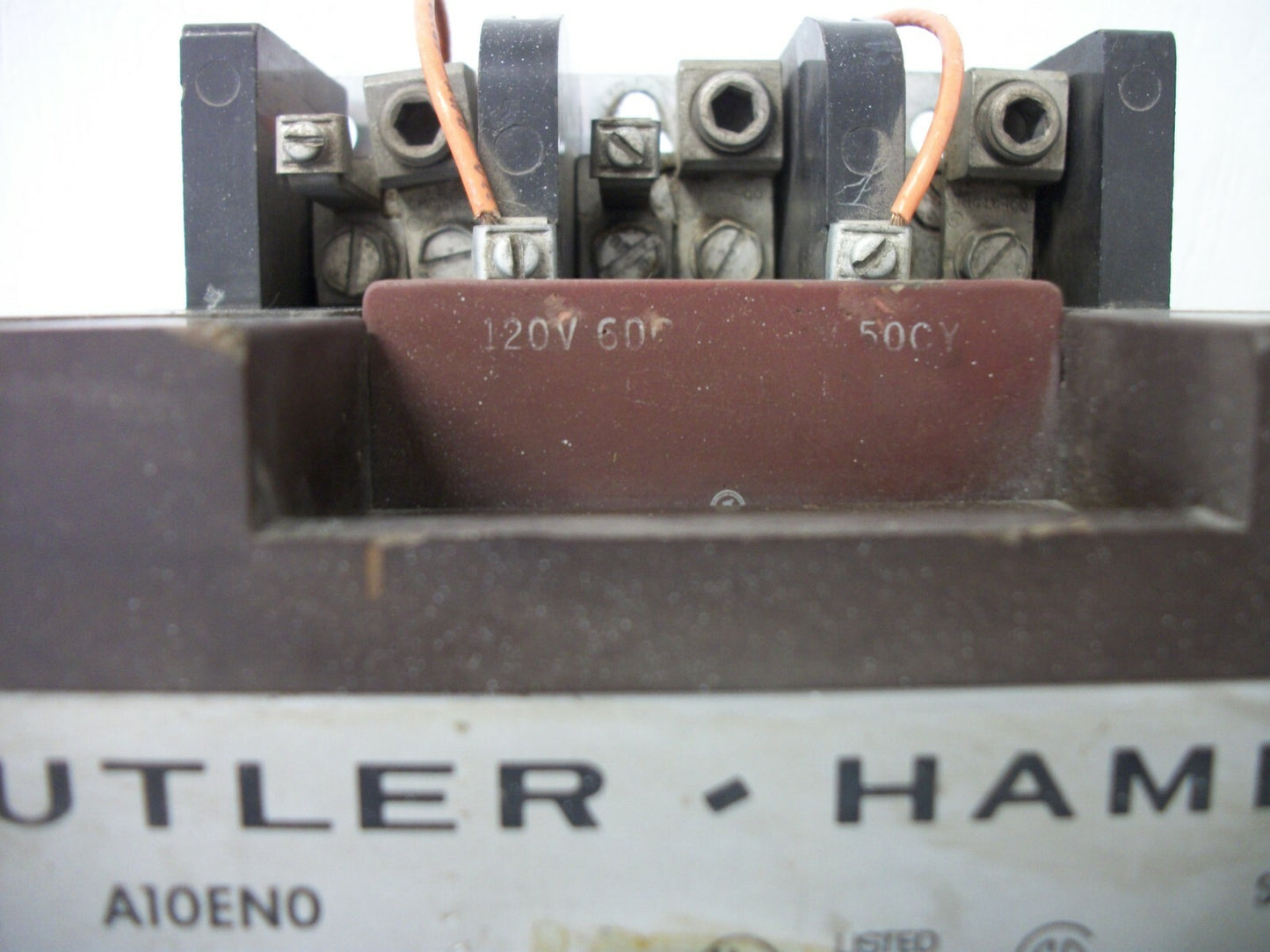 CUTLER-HAMMER SIZE 3 MOTOR STARTER A10EN0 90AMP 120VCOIL 3PH 600V 50HP