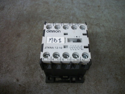 OMRON CONTACTOR J7KNA-12-10 12AMP 230-250VCOIL 3PH 600V 10HP