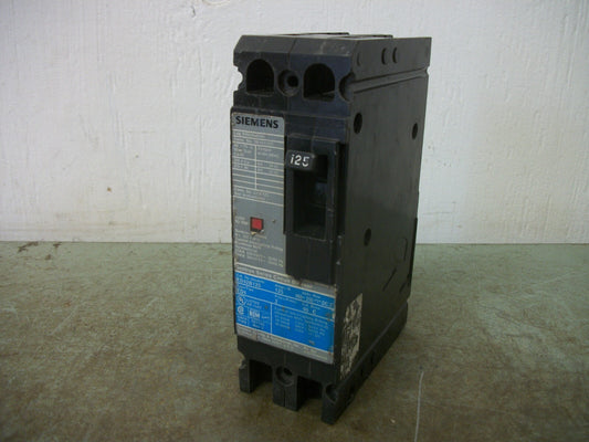 SIEMENS SENTRON ED4 CIRCUIT BREAKER ED42B125 125AMP 480VOLT 2POLE