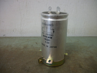 ORIENTAL MOTOR CAPACITOR CY250200E1 250VAC NOB