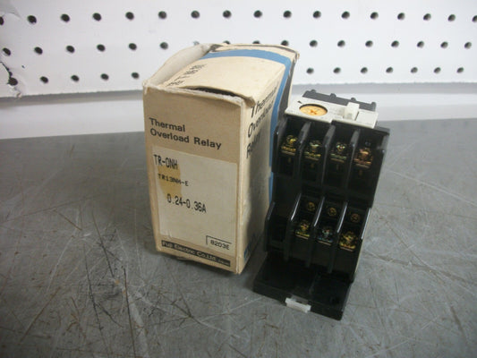 FUJI TR-0NH THERMAL OVERLOAD RELAY TR13NH-E 0.24-0.36AMP NIB