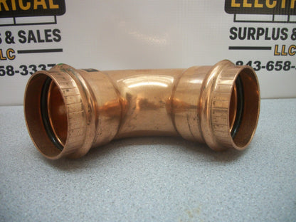VIEGA 2" X 2" 90 DEGREE COPPER ELBOW 77344 NEW