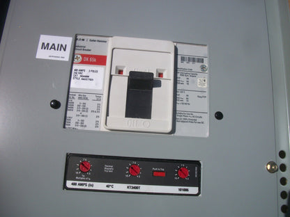 CUTLER-HAMMER PRL1A PANELBOARD INTERIOR 1C96652G01 400A 208Y/120V 3PH 400A MAIN