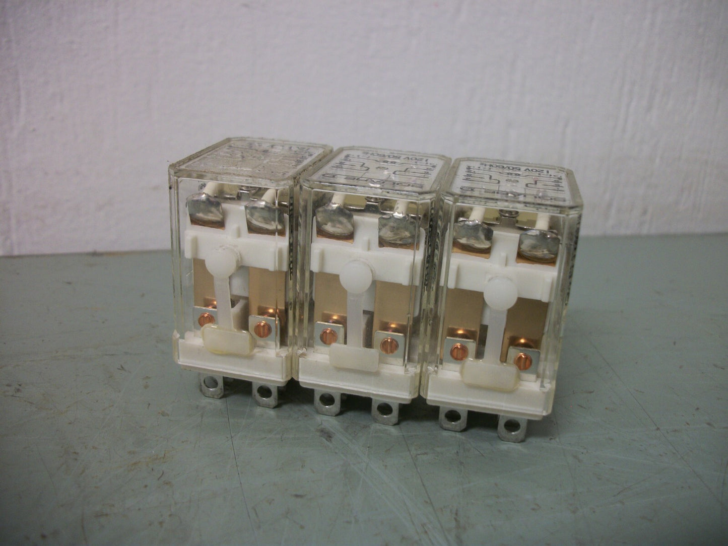 SQUARE D LOT OF 3 DPDT MINI GP RELAYS 8501RS42M1P14V20 10AMP 120VCOIL