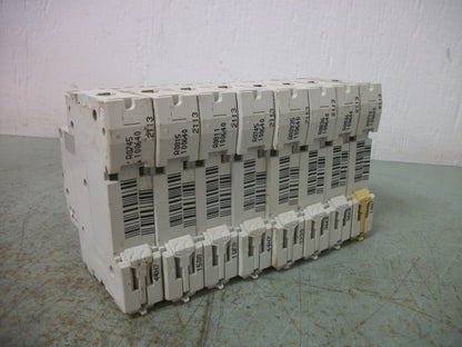 MERLIN GERIN LOT OF 8 MULTI 9 C60 CIRCUIT BREAKERS MG24502 3AMP 277VOLT 1POLE