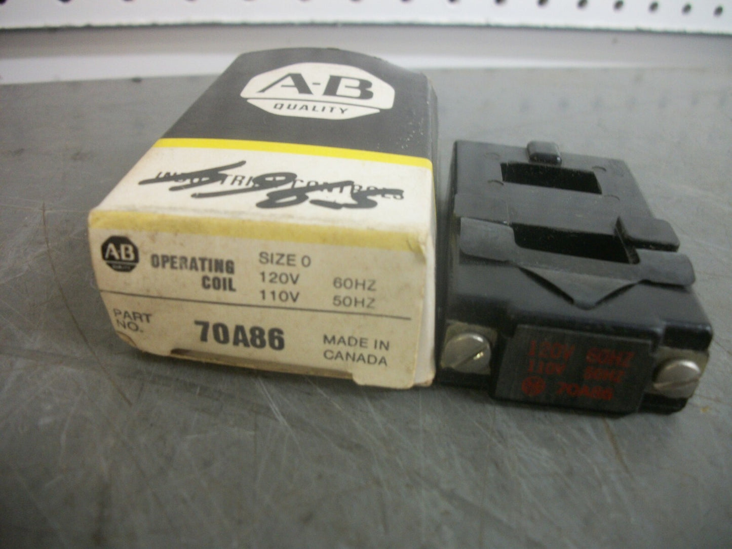 ALLEN-BRADLEY OPERATING COIL FOR SIZE 0 70A86 120VCOIL NIB