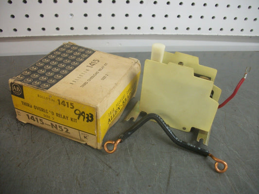 ALLEN-BRADLEY THIRD OVERLOAD RELAY KIT FOR SIZE 2 1415-N52 NIB