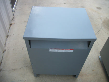 SQUARE D SORGEL 7.5KVA 3PH TRANSFORMER 7T145HDIT HV 460 LV 460Y266 REFURB