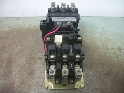 ALLEN-BRADLEY SIZE 2 MOTOR STARTER 520F-COD 45AMP 120VCOIL 3PH 600V 25HP