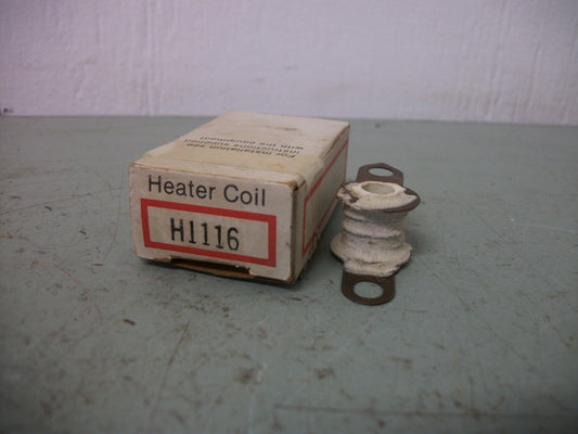 CUTLER-HAMMER OVERLOAD RELAY THERMAL HEATER H1116 NIB