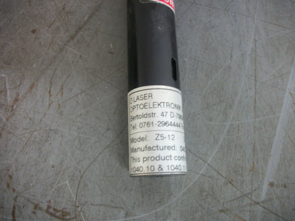 Z-LASER OPTOELEKTRONIC GMBH MINI LASER SENSOR Z5-12