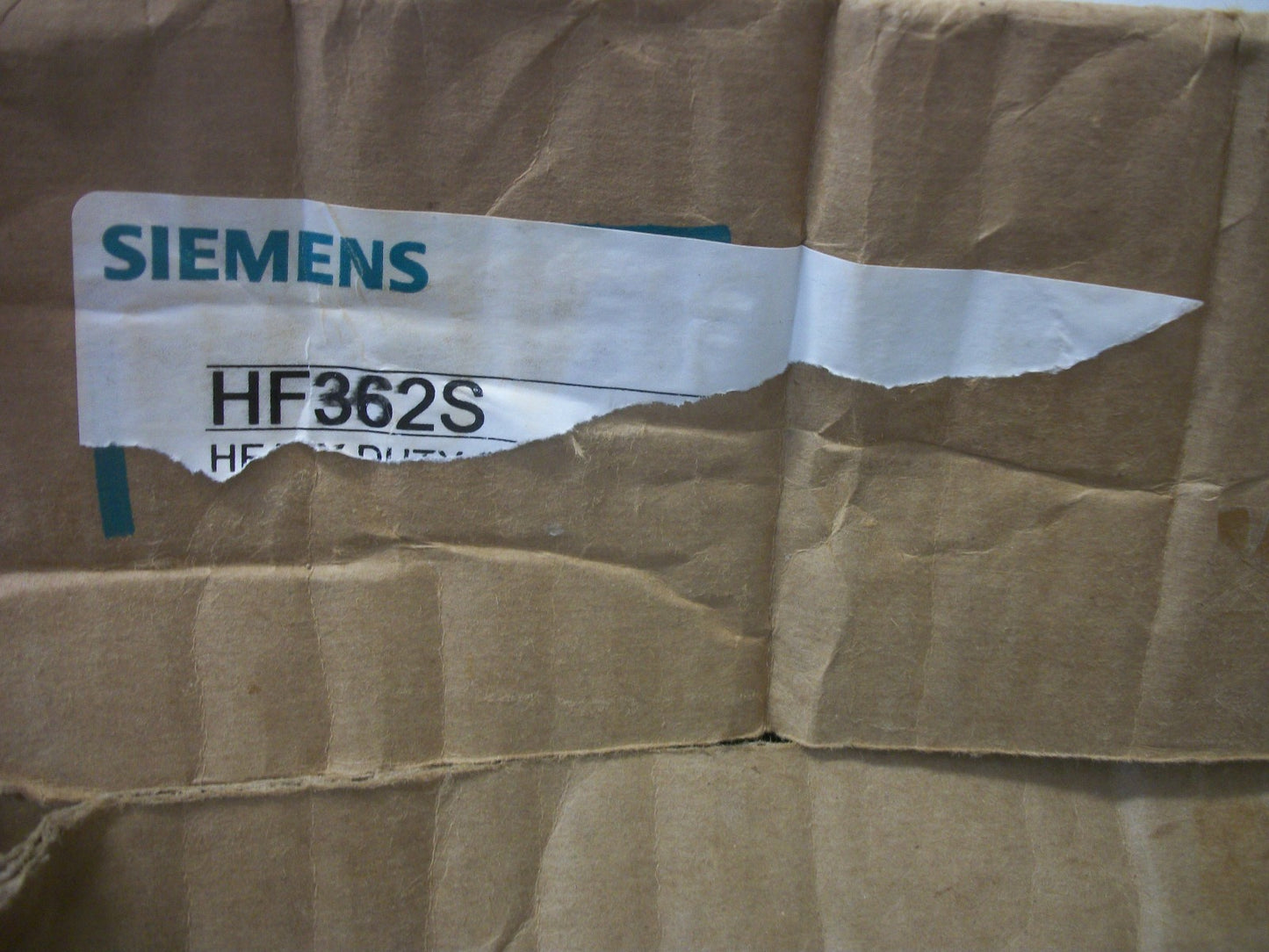 SIEMENS DISCONNECT SS TYPE 4,4X HF362S 60AMP 600VOLT 3POLE FUSIBLE NIB