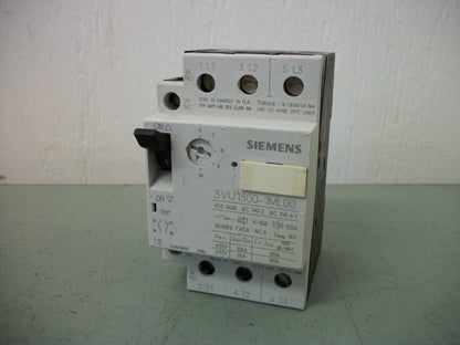 SIEMENS MOTOR CIRCUIT BREAKER 3VU1300-1ML00 6-10AMP