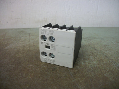 CUTLER-HAMMER DIL A-XHI11 1N.O. 1N.C. AUXILIARY CONTACT BLOCK XTCEXFAC11