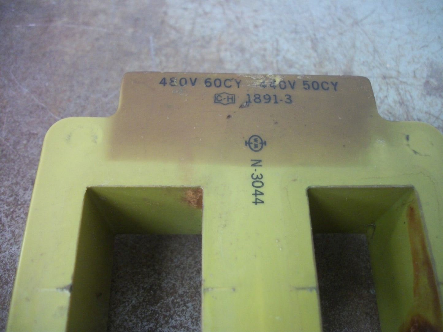 CUTLER-HAMMER SIZE 4-5 MAGNET COIL 9-1891-3 480VCOIL