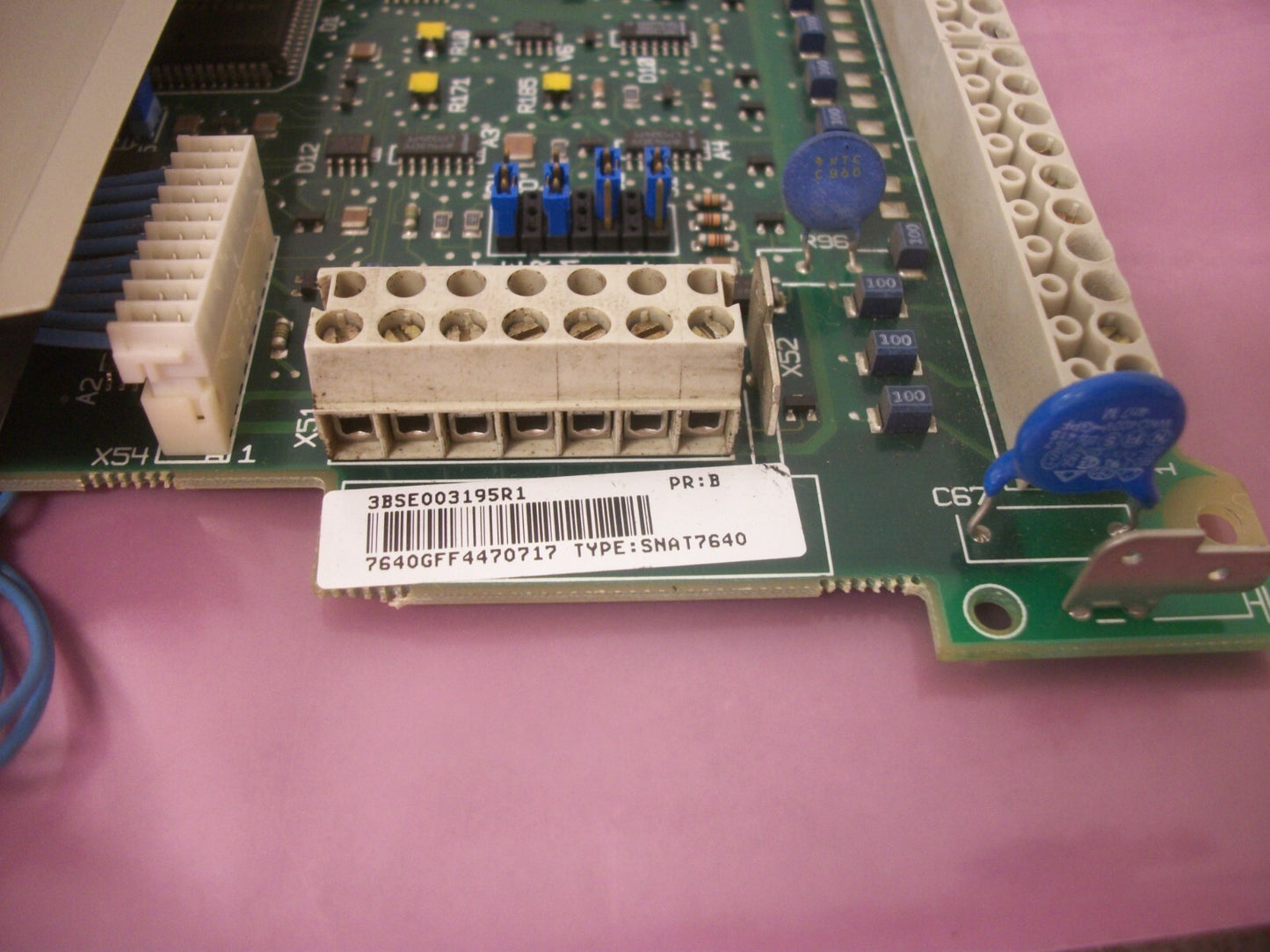 ABB ACS 500 AC DRIVE CONTROL BOARD WITH KEYPAD 3BSE003195R1