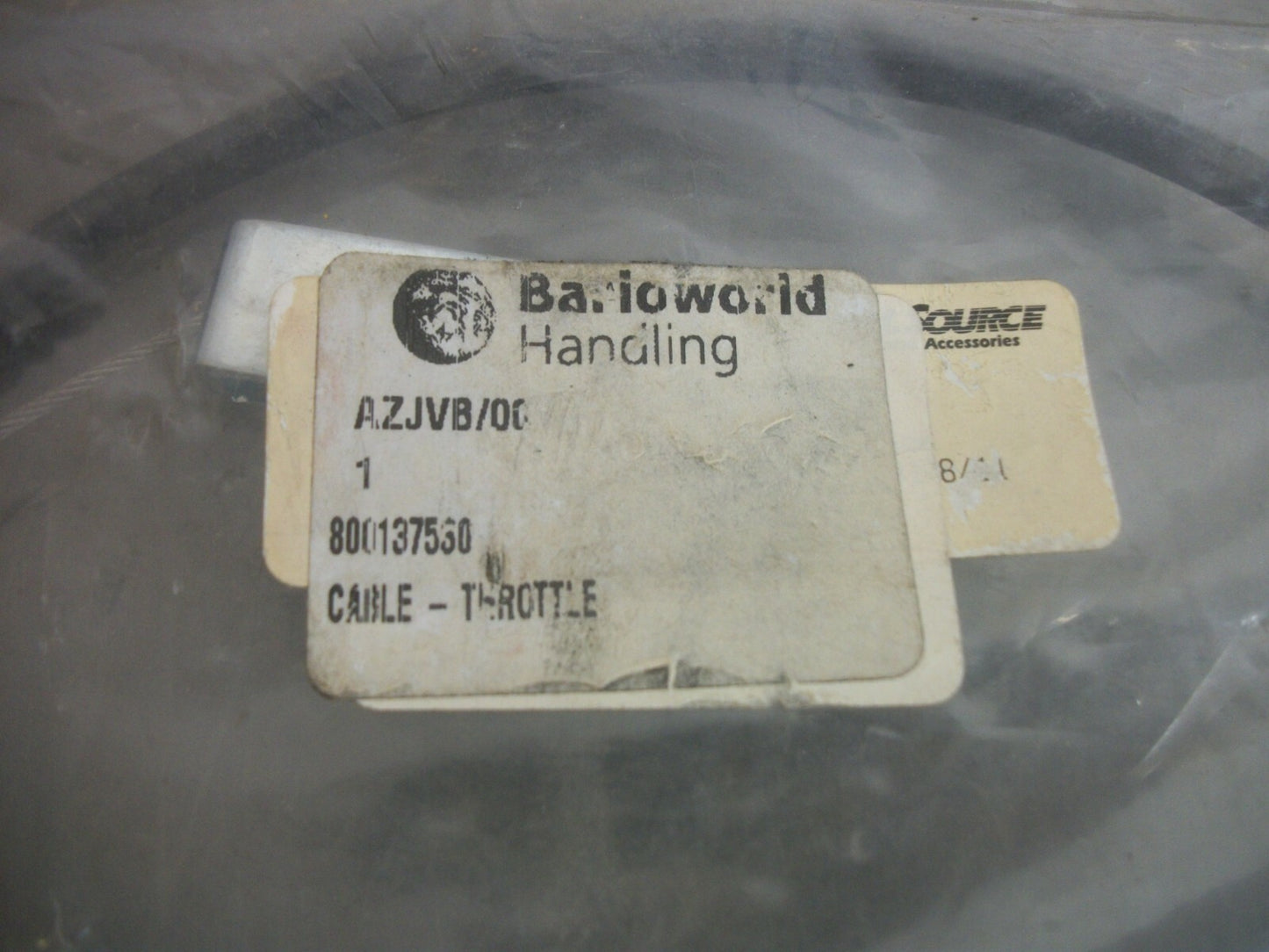 BARLOWORLD THROTTLE CABLE 800137530 NEW