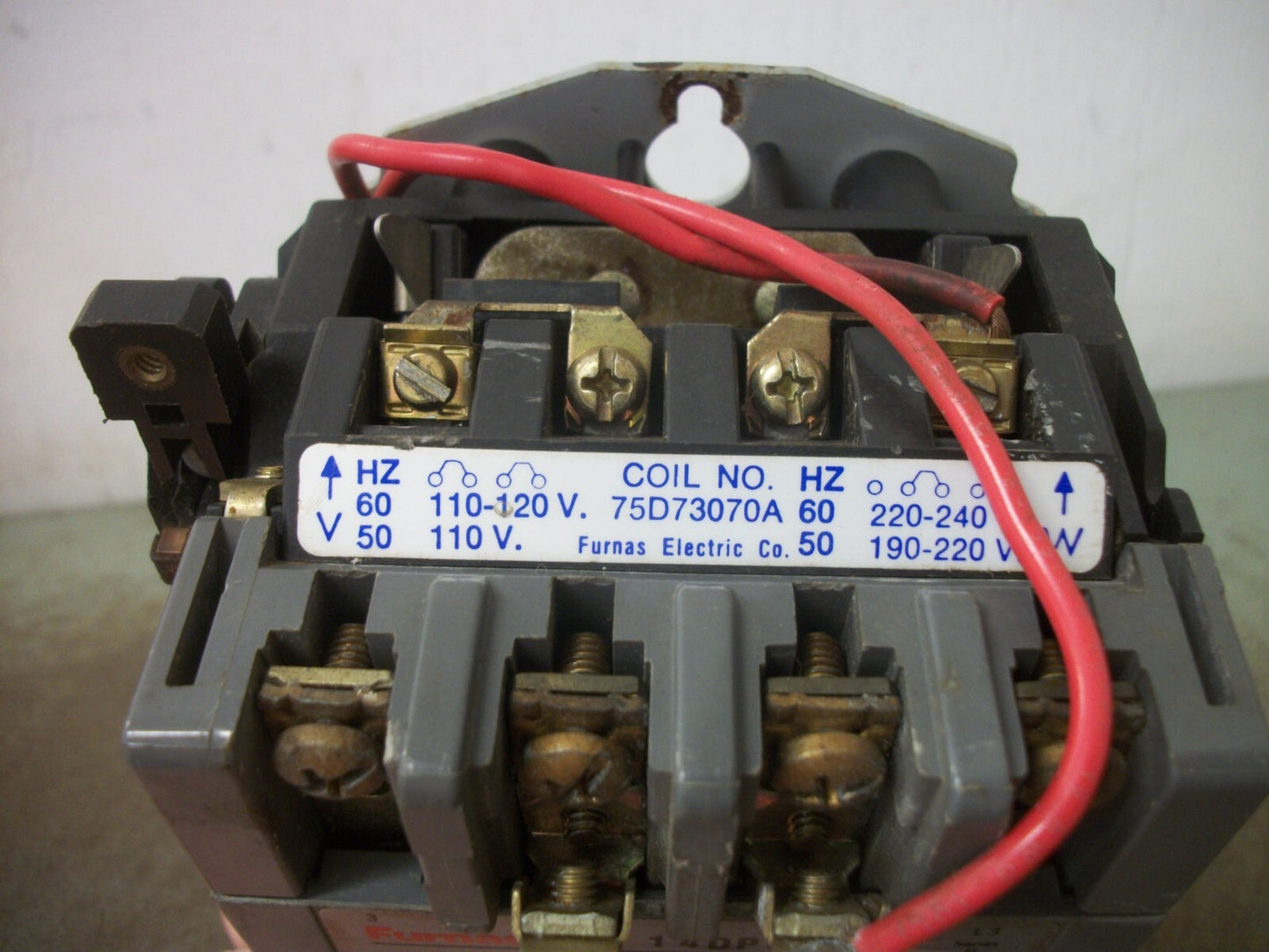 FURNAS SIZE 1 MOTOR STARTER 14DP32A* 27AMP 110-120/220-240VCOIL 3PH 600V 10HP