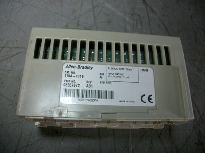 ALLEN-BRADLEY FLEX I/O 24VDC INPUT MODULE 1794-IV16