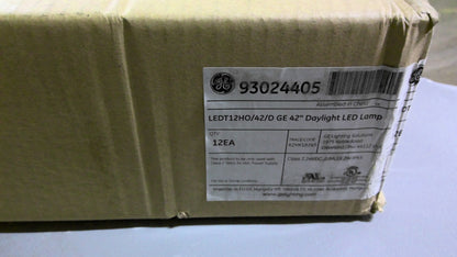 GE 93024405 BOX OF 12 42" DAYLIGHT LED LAMPS LEDT12HO/42/D NIB