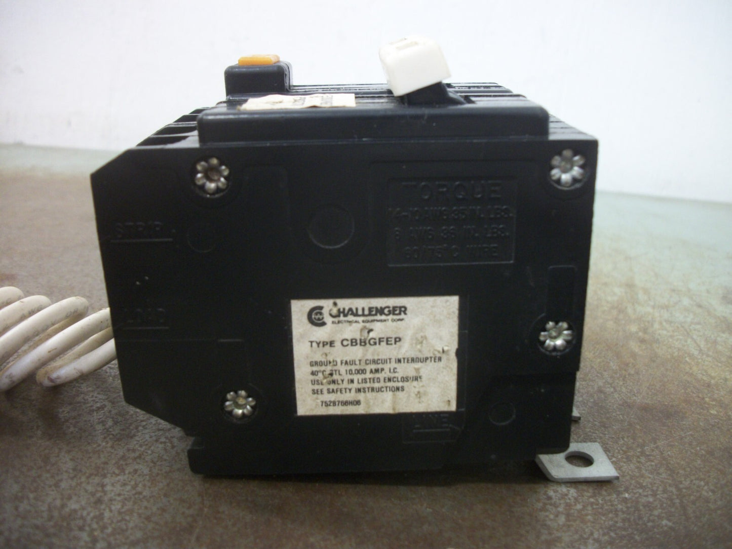 CHALLENGER GFCI CBB CIRCUIT BREAKER CBBGFEP220 20AMP 240VOLT 2POLE NOB