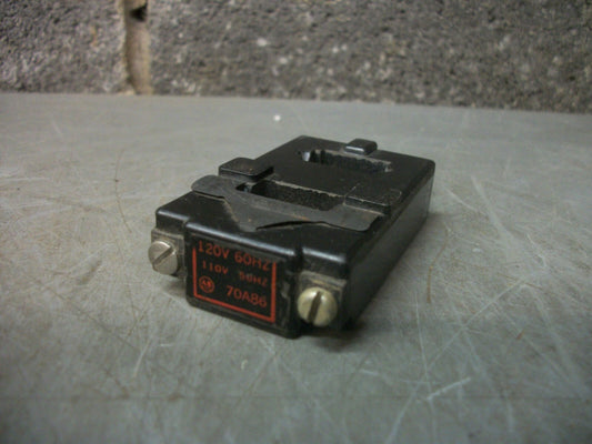 ALLEN-BRADLEY OPERATING COIL FOR SIZE 0 70A86 120VCOIL