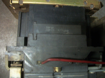 WESTINGHOUSE SIZE 3 MOTOR STARTER A200M3CAC 90AMP 120VCOIL 3PH 600V 50HP GRAY