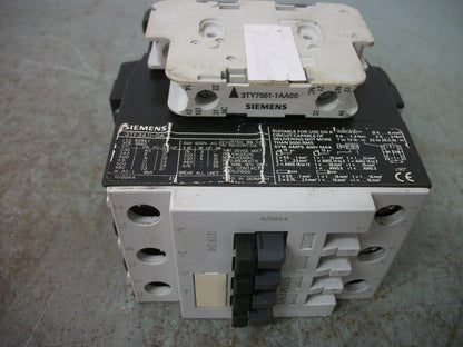 SIEMENS CONTACTOR 3TF3411-0A 55AMP 120VCOIL 3PH 600V 25HP