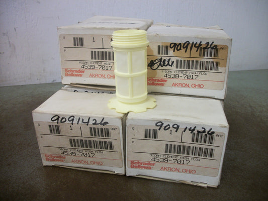 SCHRADER BELLOWS LOT OF 10 HIGH FLOW MICRON FILTER ELEMENTS 4539-7017 NIB