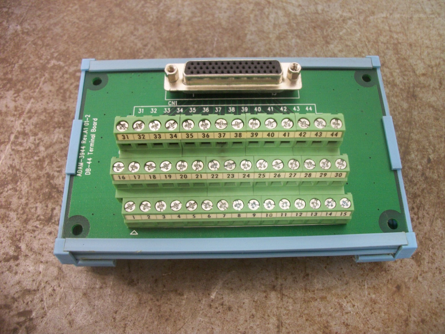 ADAM DIN-MOUNT DB-44 TERMINAL BOARD ADAM-3944