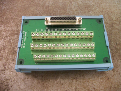 ADAM DIN-MOUNT DB-44 TERMINAL BOARD ADAM-3944