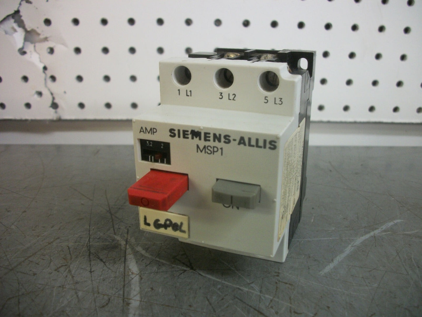 SIEMENS MANUAL MOTOR STARTER MSP10H 2.0-3.2AMP