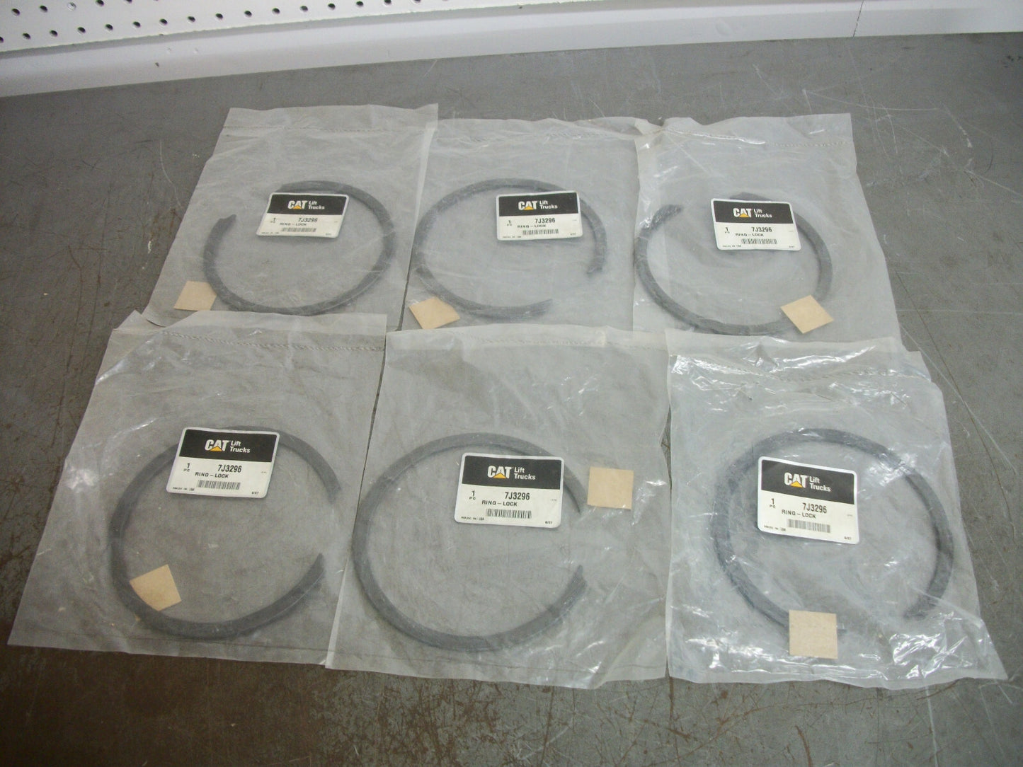CAT LOT OF 6 LOCK RINGS 7J3296 NEW