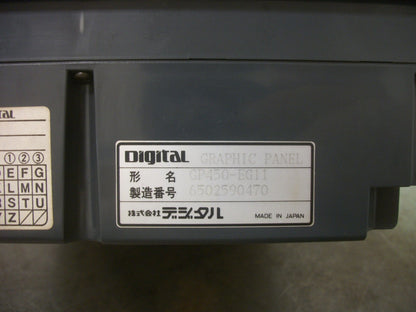PRO-FACE DIGITAL GRAPHIC OPERATOR INTERFACE PANEL GP450-EG11