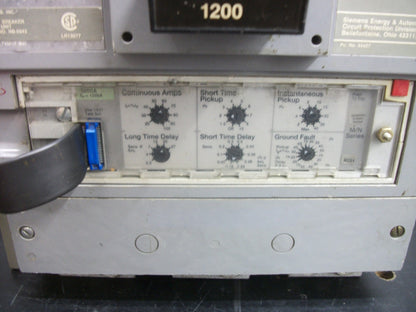 SIEMENS SENTRON SCND6 CIRCUIT BREAKER SCND69120ANGT 1200AMP 600VOLT 3POLE