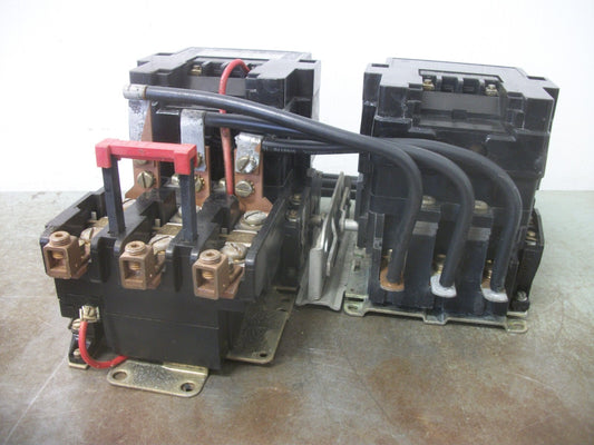 SQUARE D SIZE 3 REV MOTOR STARTER 8736SEO2 600VCOIL 3PH 600V 50HP