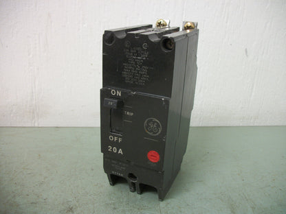 GE TEY CIRCUIT BREAKER TEY220 20AMP 480VOLT 2POLE