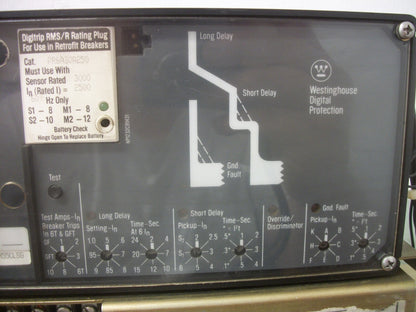 WESTINGHOUSE DIGITRIP RMS RETROFIT RMS/R 500 TRIP UNIT RH55CLSG 2500AMP TRIP