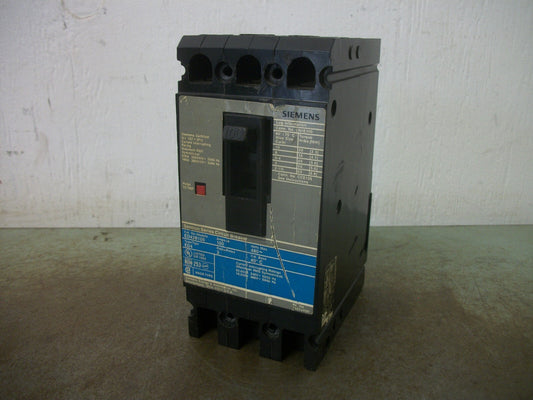 SIEMENS SENTRON ED4 CIRCUIT BREAKER ED43B100 100AMP 480VOLT 3POLE