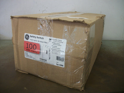 GE DISCONNECT TYPE 3R TH3223R 100AMP 240VOLT 2POLE FUSIBLE NIB