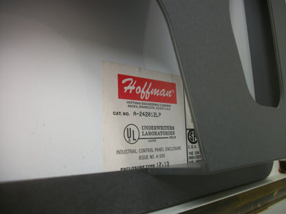 HOFFMAN 24 X 20 X 12 ENCLOSURE TYPE 12,13 A-242012LP