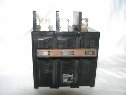 SIEMENS BQ CIRCUIT BREAKER BQ3B020 20AMP 240VOLT 3POLE
