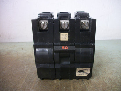 FEDERAL PACIFIC NA CIRCUIT BREAKER NA350 50AMP 240VOLT 3POLE