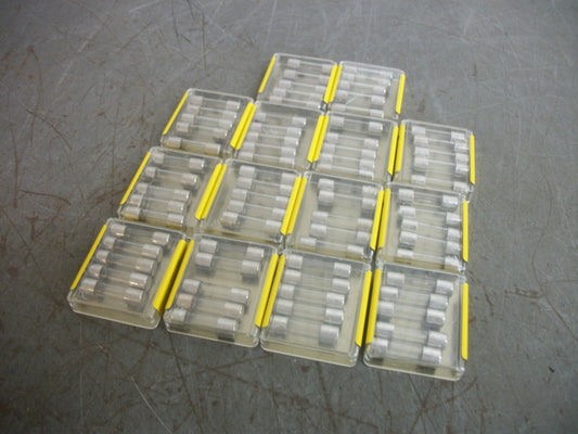 BUSSMANN LOT OF 70 CARTRIDGE FUSES AGX1/2 1/2AMP 250VOLT NEW