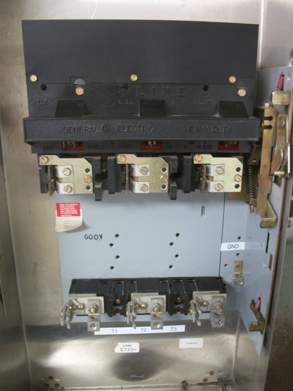 GE DISCONNECT SS TYPE 4,4X,5,12 TH3363SS 100AMP 600VOLT 3POLE FUSIBLE