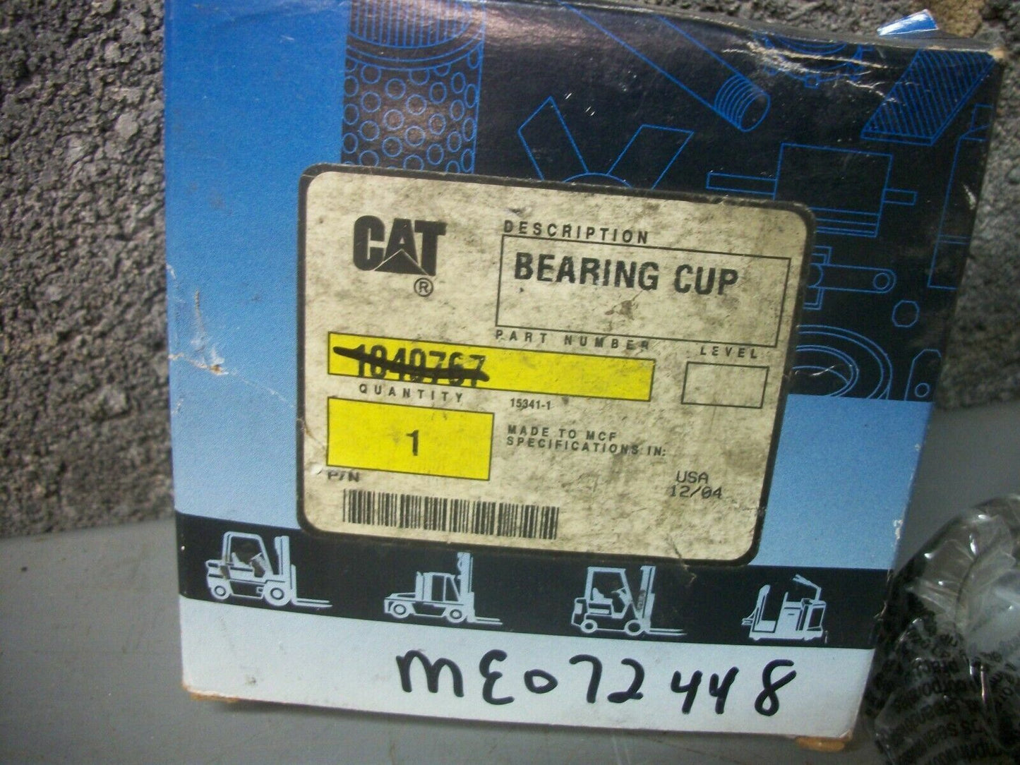 CAT CUP BEARING 1040767 NIB